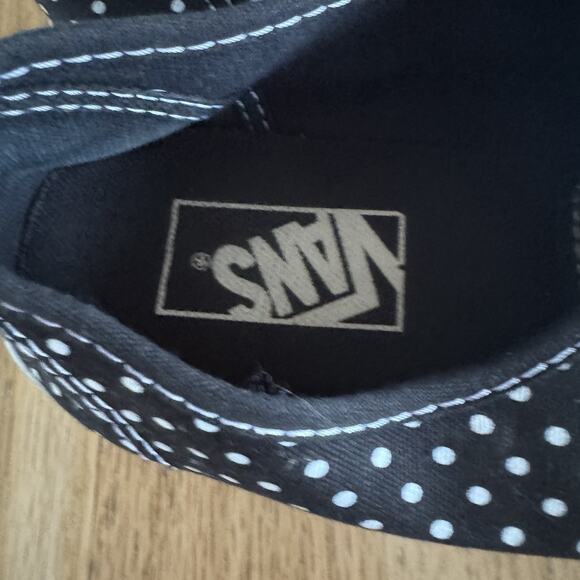 Vans Lo Pro Black White Polkadot Shoes Low Profile Women 7.5 - Picture 7 of 7